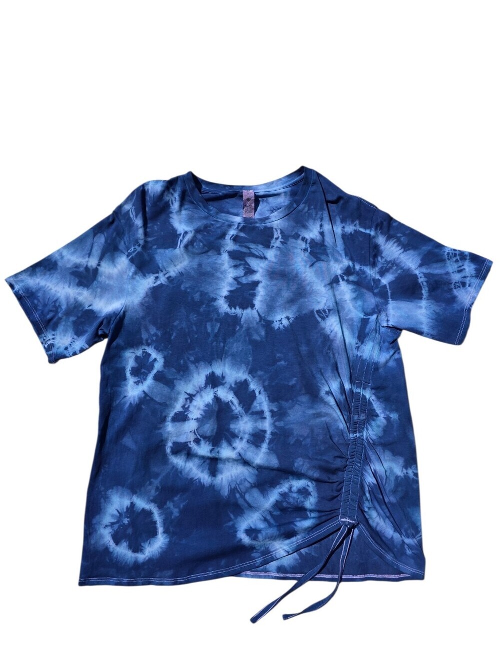 One Of A Kind Lululemon Hand Tie Dyed Side Cinch Shirt- M